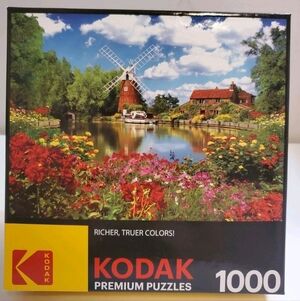 Kodak 1000 PIECE PUZZLE Hunsett Mill and the River Ant Norfolk England NEW